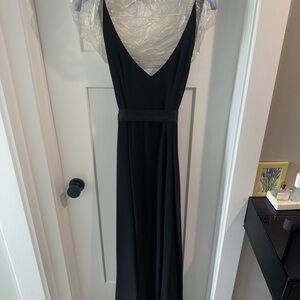 Show Me Your MuMu Black Sleeveless V-Neck Gown